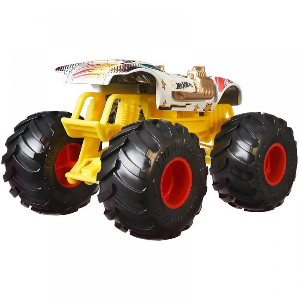Warm Tires Monster Trucks 1:24 Identical Twin Mill Motor Vehicle
