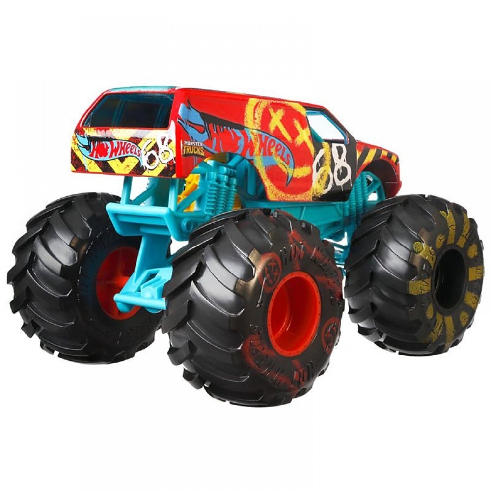 Presidents' Day Sale - Scorching Tires  Beast Trucks 1:24 Demo Derby Vehicle - End-of-Year Extravaganza:£9