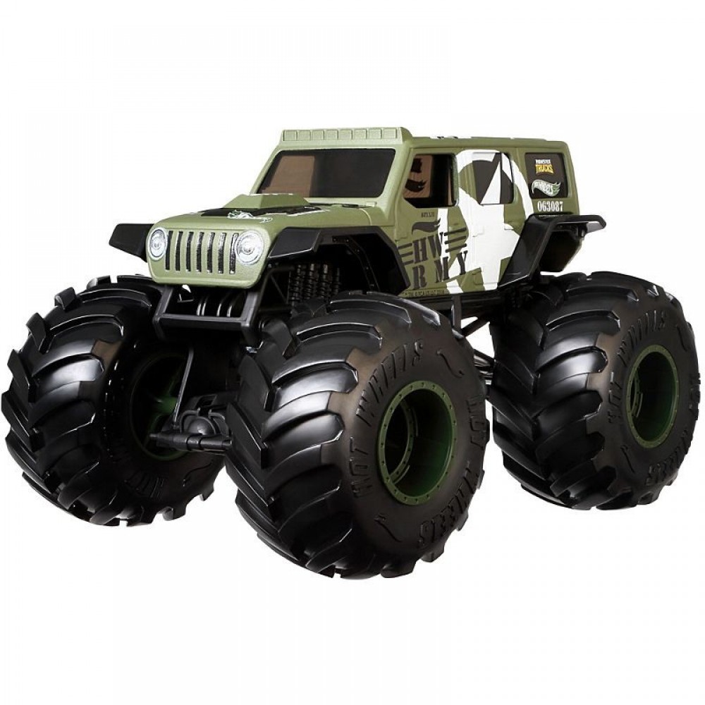 50% Off - Very hot Tires  Monster Trucks 1:24 VEHICLE  Automobile - Spring Sale Spree-Tacular:£9