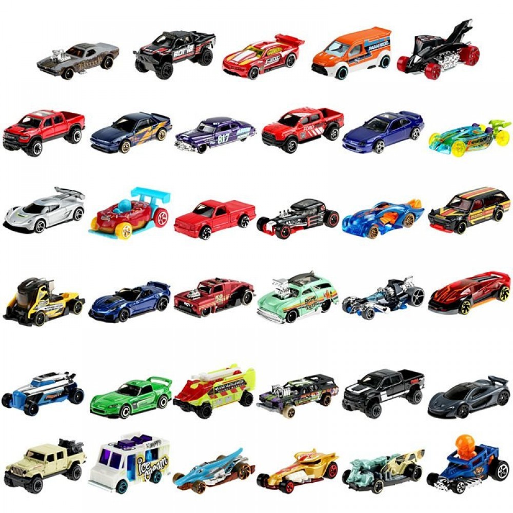 Hot Wheels Automobile 36-Pack