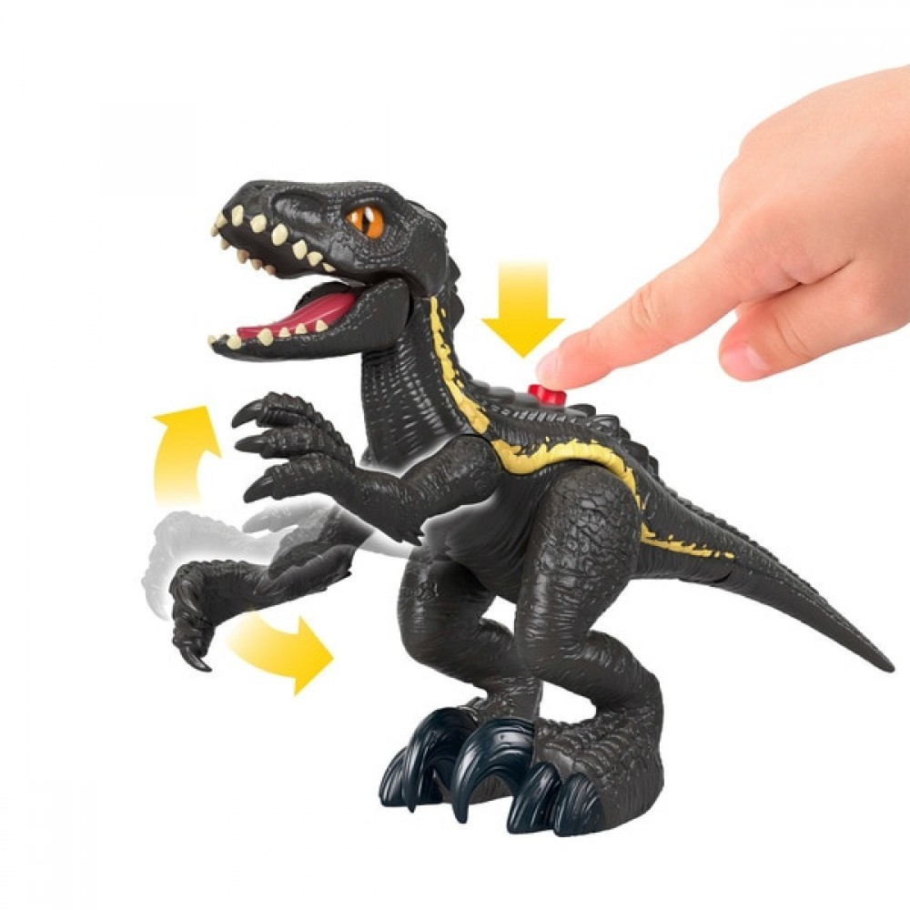 Halloween Sale - Imaginext Jurassic Planet Indoraptor as well as Maisie - Give-Away Jubilee:£11