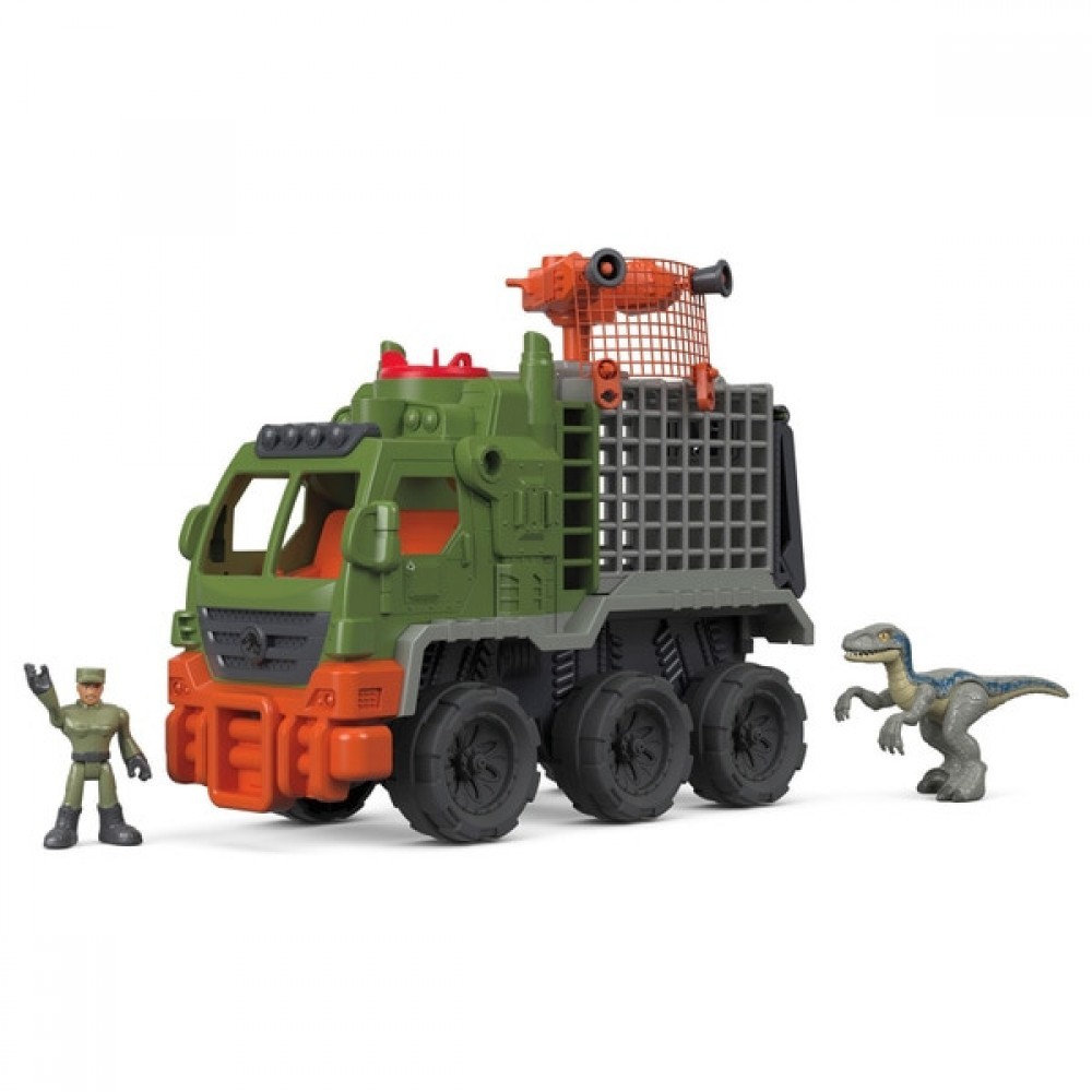 Members Only Sale - Imaginext Jurassic Planet Dinosaur Hauler Car Toy - Value-Packed Variety Show:£23