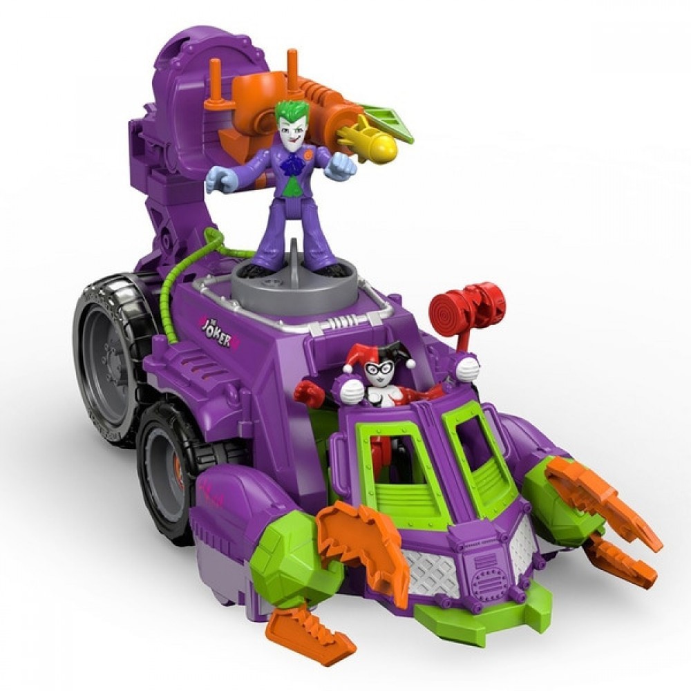 Imaginext DC Super Friends The Joker && Harley Quinn Fight Automobile Play Specify