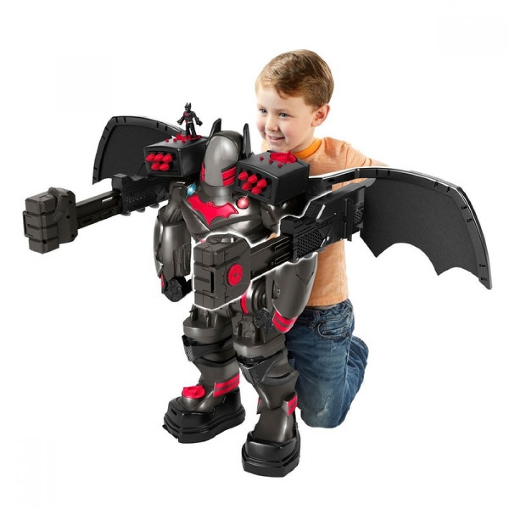 Blowout Sale - Imaginext DC Super Buddies Batman Beyond Batbot Xtreme - New Year's Savings Spectacular:£59[coa6123li]