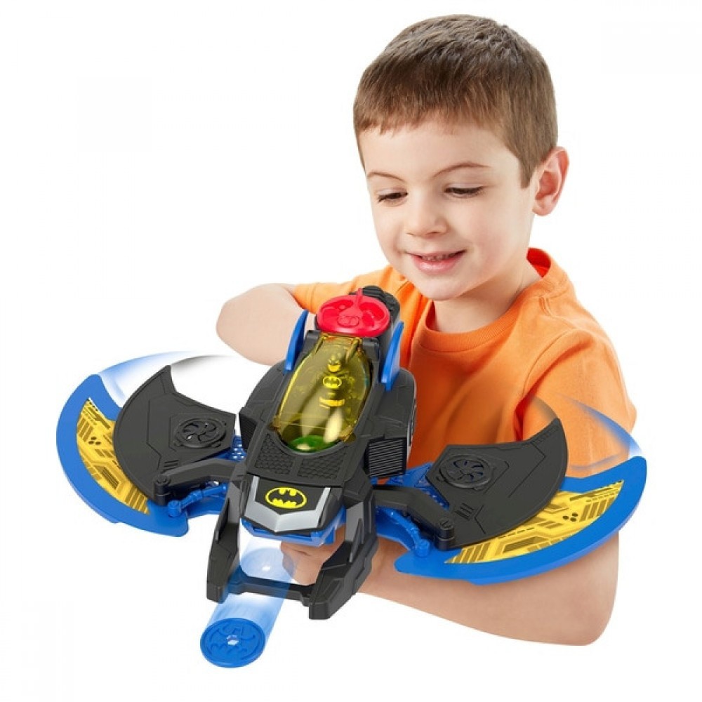 April Showers Sale - Imaginext DC Super Friends Batwing Batman Plaything - Father's Day Deal-O-Rama:£18[laa6135ma]