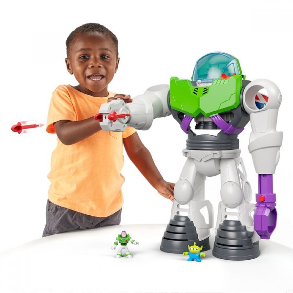 Shop Now - Imaginext Plaything Account News Lightyear Robotic Playset - Blowout:£39