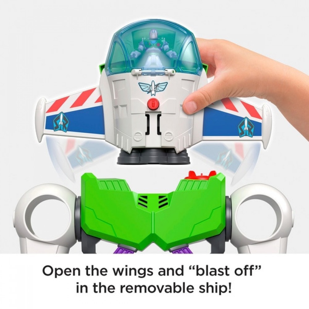 Imaginext Toy Story News Lightyear Robotic Playset