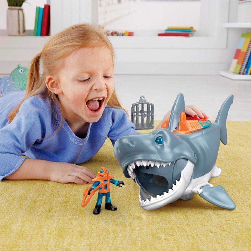 Doorbuster - Imaginext Huge Snack Shark Playset - Spring Sale Spree-Tacular:£23[coa6141li]