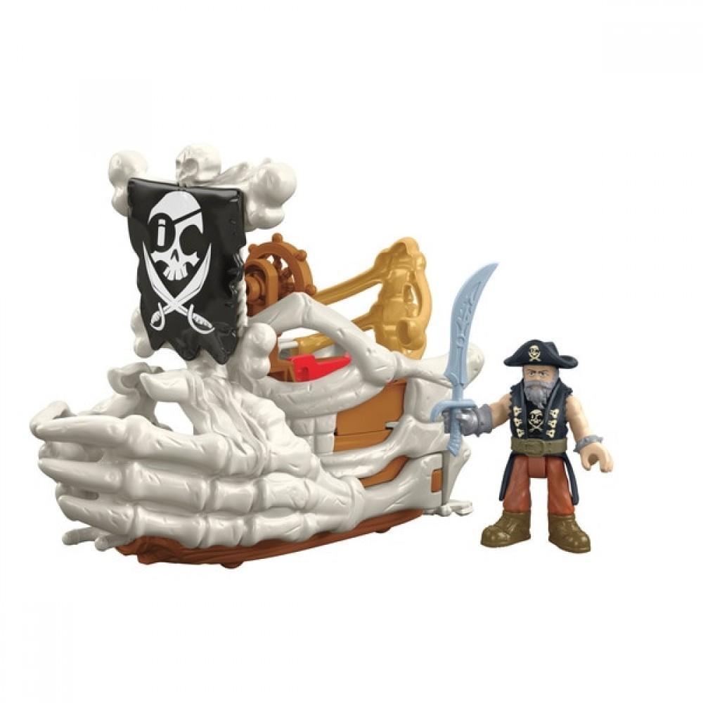 Click and Collect Sale - Imaginext Core Attribute Pirate Billy Bone Fragments - Give-Away Jubilee:£11