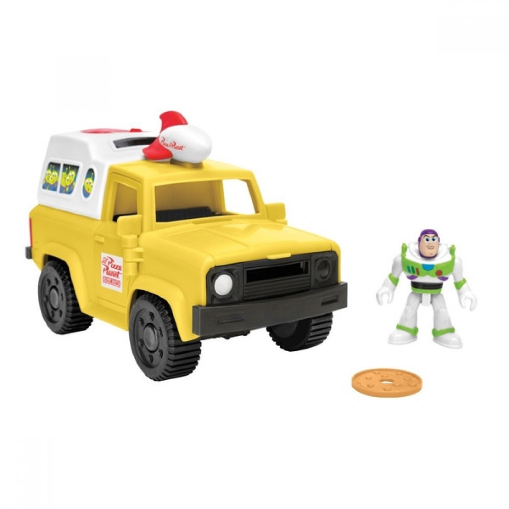 Imaginext Plaything Account Buzz Lightyear as well as Pizza Earth Vehicle