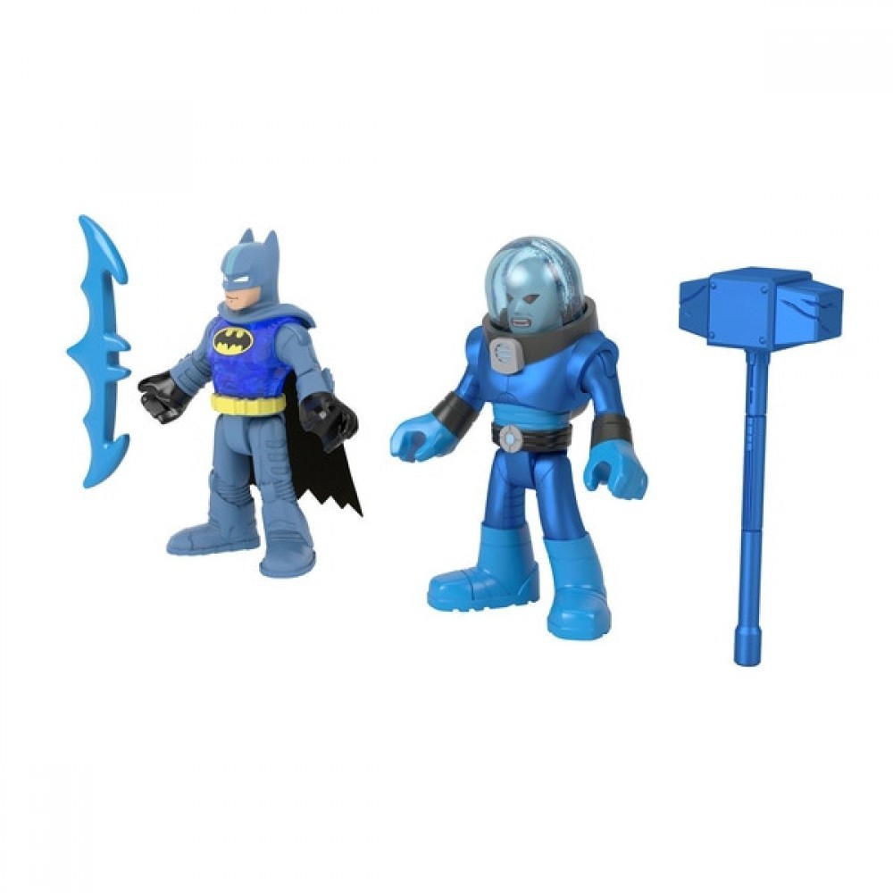 Lowest Price Guaranteed - Imaginext DC Super Friends Batman and Mr. Freeze Numbers - Frenzy Fest:£7