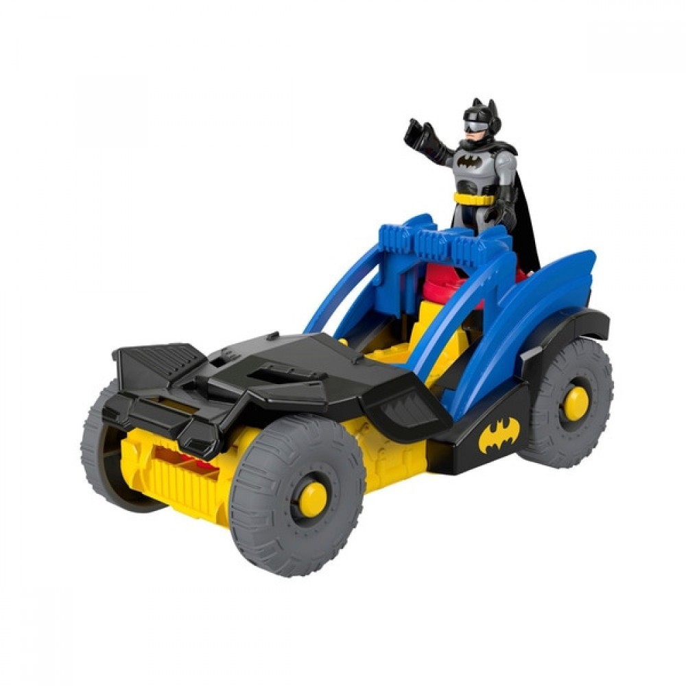 Blowout Sale - Imaginext DC Super Buddies Batman Rally Vehicle - Fire Sale Fiesta:£9[coa6158li]