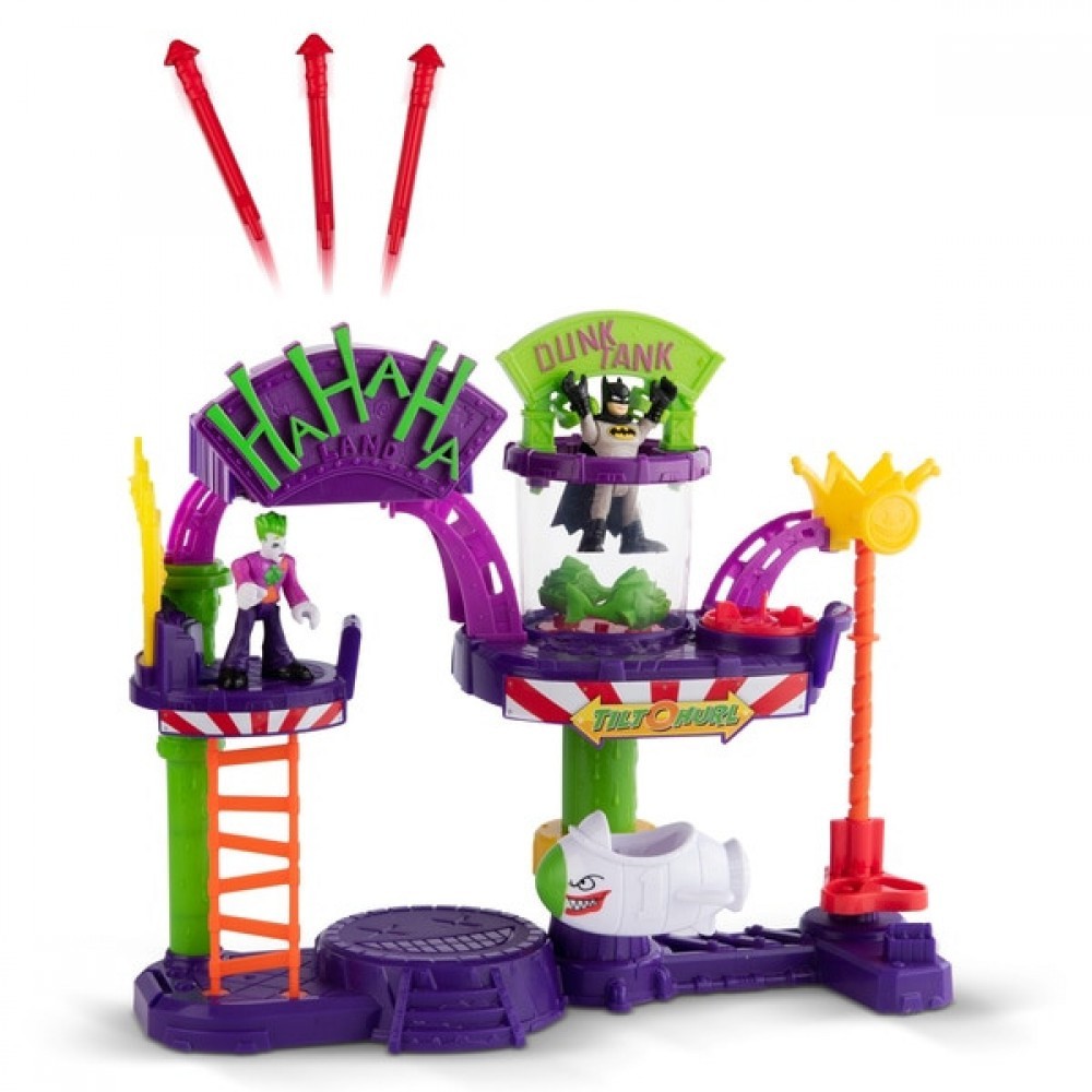 Year-End Clearance Sale - Imaginext DC Super Buddies The Joker Laff Manufacturing Plant Playset - Mid-Season Mixer:£15