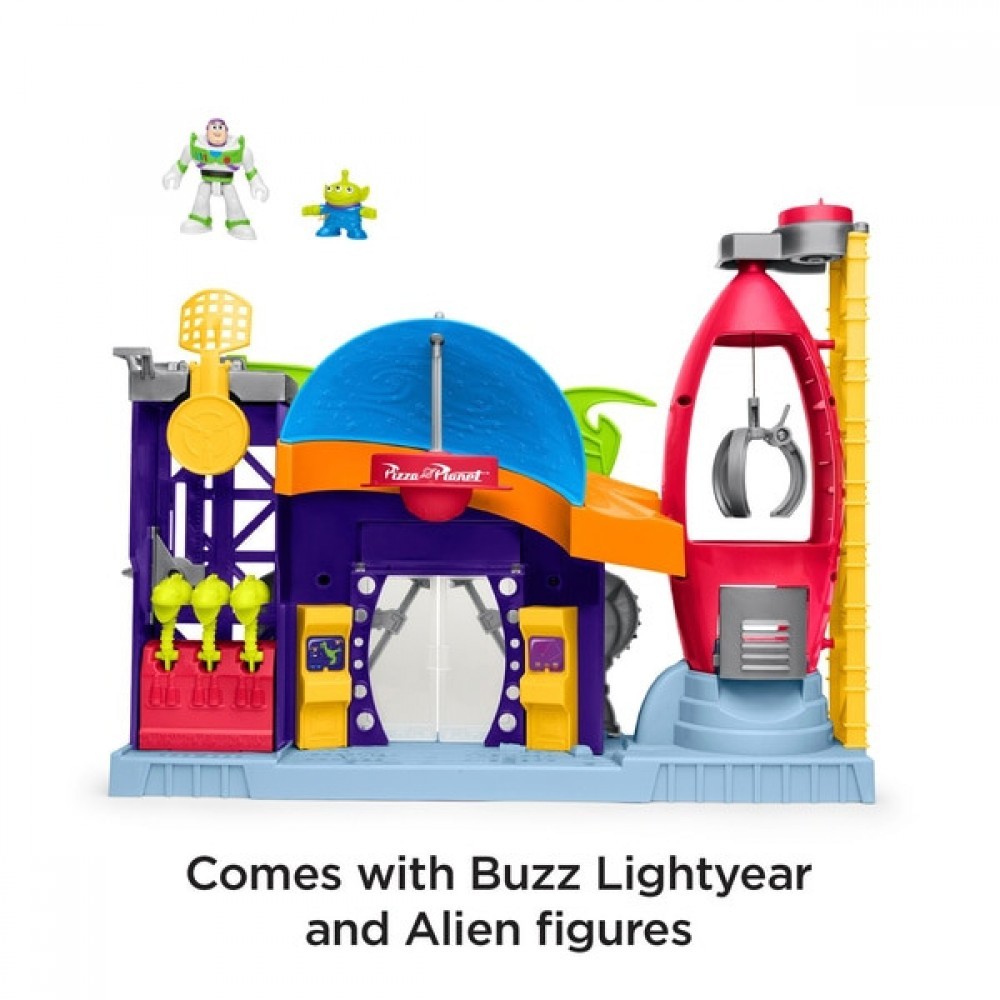 Lowest Price Guaranteed - Imaginext Toy Story Legacy Pizza Earth Playset - Bonanza:£22