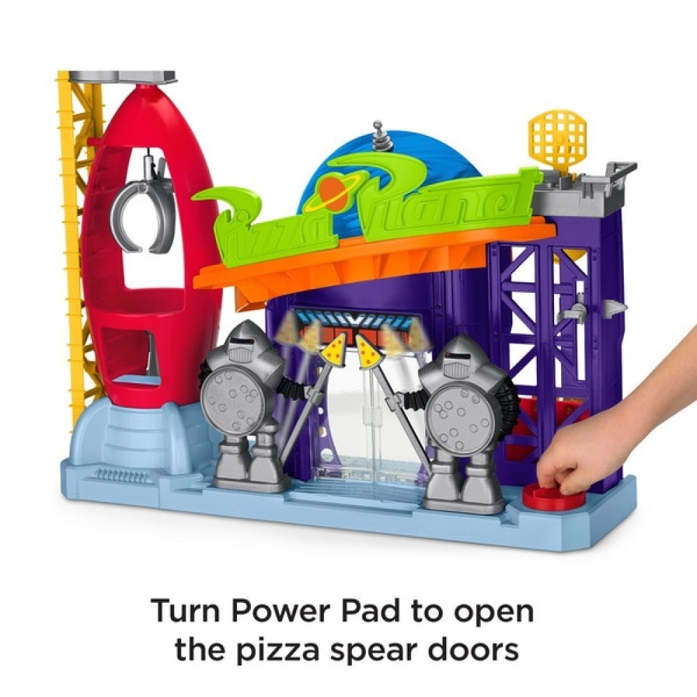 Imaginext Plaything Account Tradition Pizza World Playset