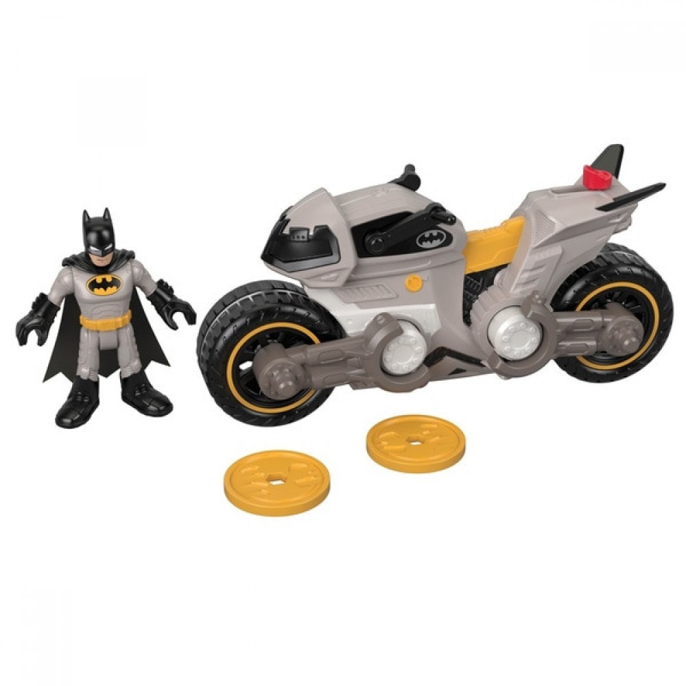 Imaginext DC Super Buddies Batman as well as Cycle