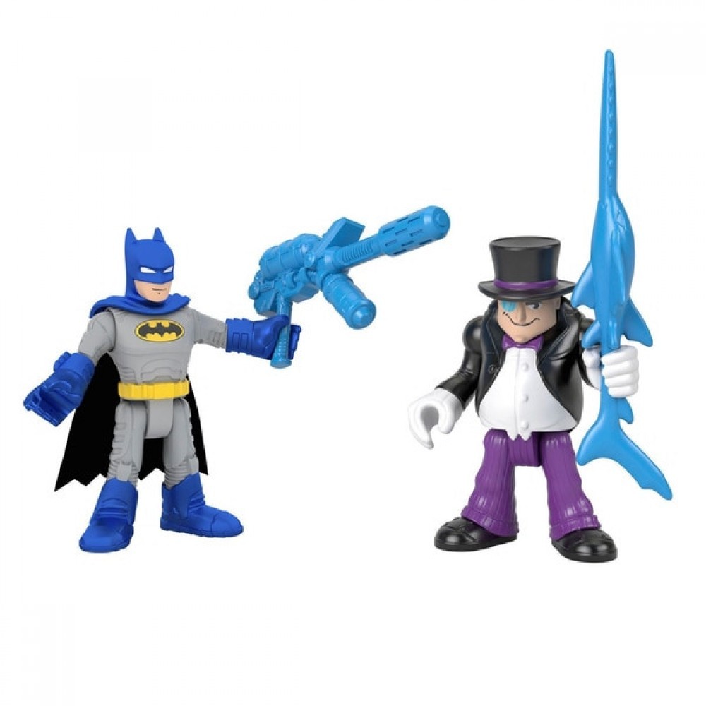 Half-Price Sale - Imaginext DC Super Friends Batman &&    The Penguin - Christmas Clearance Carnival:£7