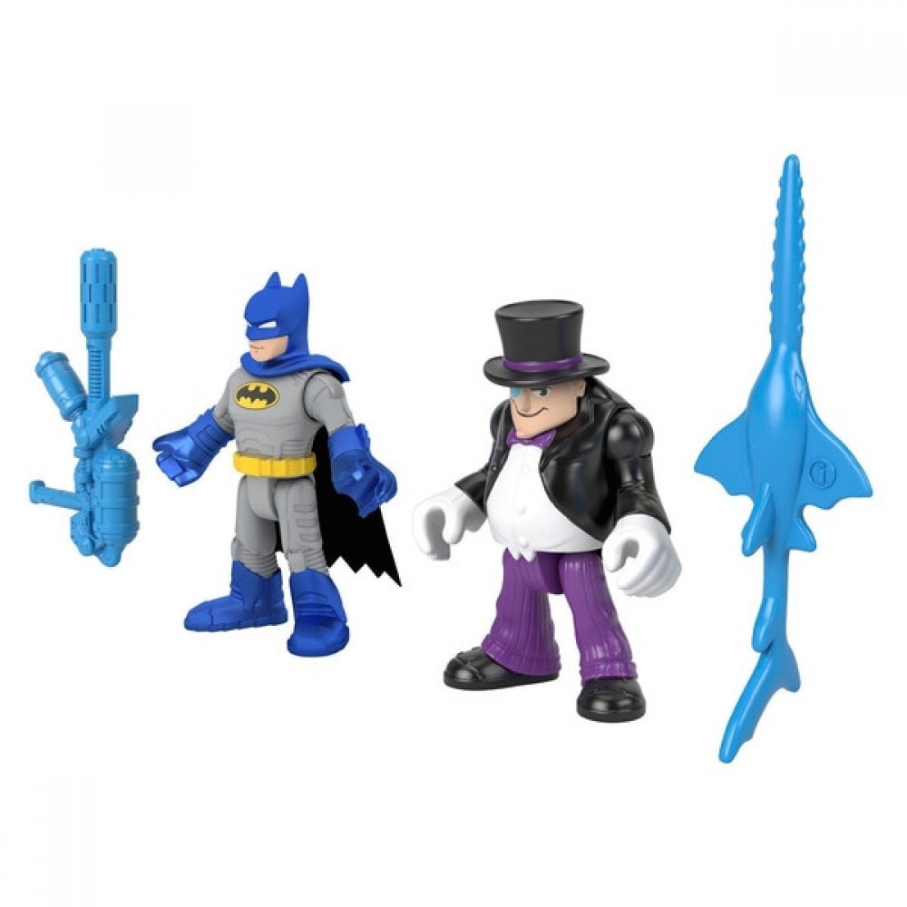 Curbside Pickup Sale - Imaginext DC Super Buddies Batman &&    The Penguin - Cash Cow:£7[hoa6170ua]