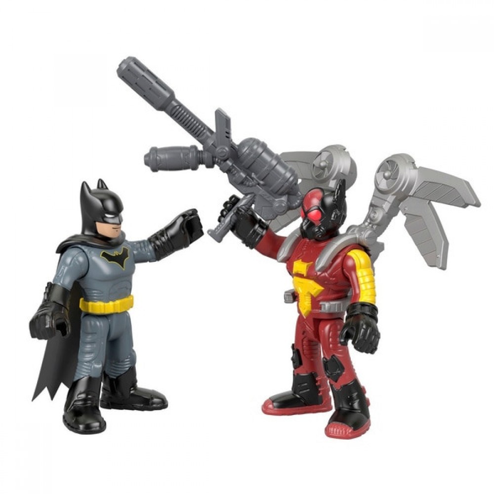 Summer Sale - Imaginext DC Super Buddies Firefly and Batman - Curbside Pickup Crazy Deal-O-Rama:£4[lia6172nk]