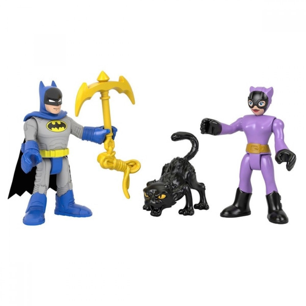 Imaginext DC Super Buddies Batman && Catwoman