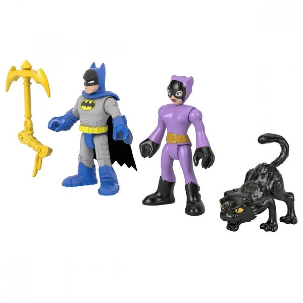 Cyber Monday Week Sale - Imaginext DC Super Friends Batman &&    Catwoman - Web Warehouse Clearance Carnival:£7[laa6174ma]
