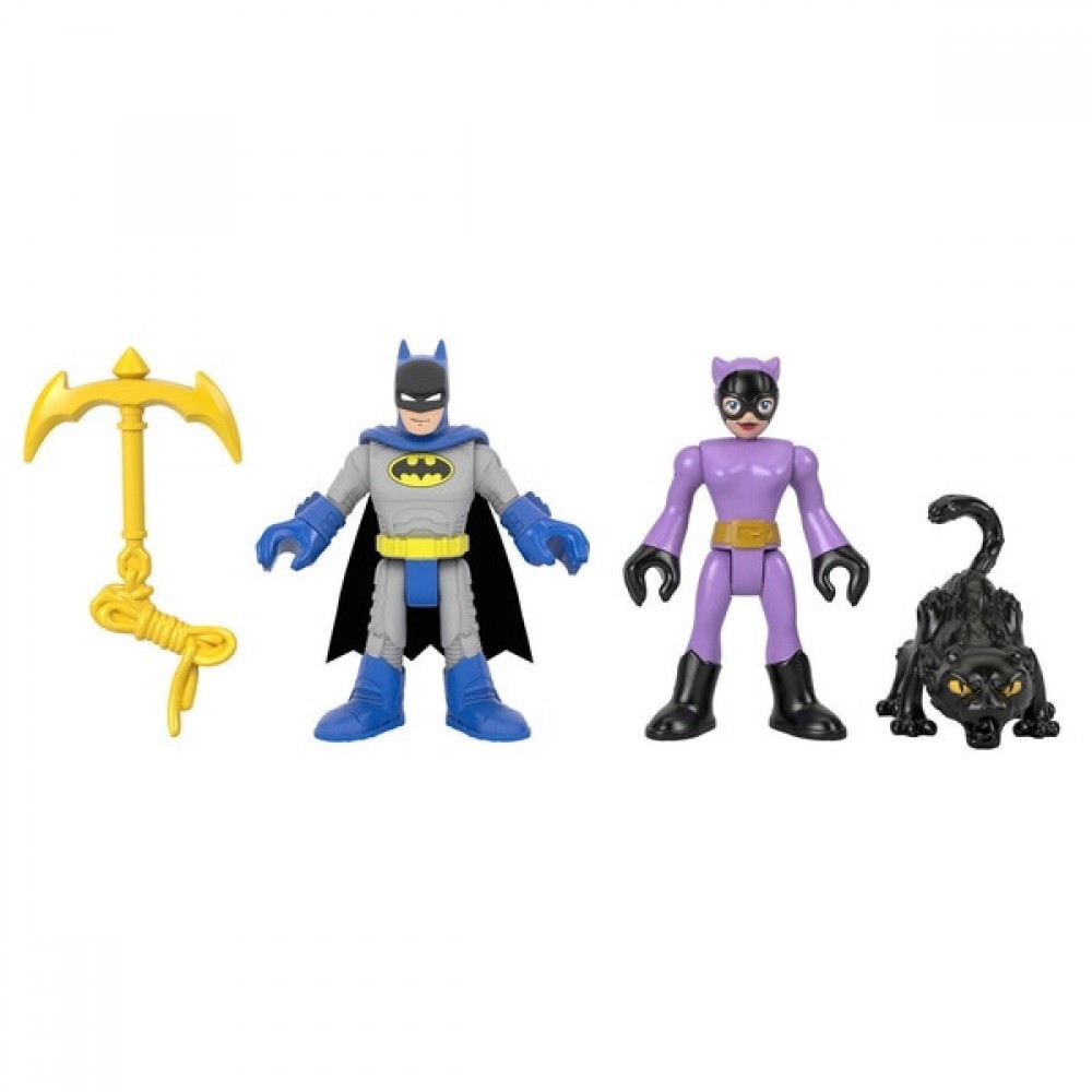 Imaginext DC Super Friends Batman && Catwoman