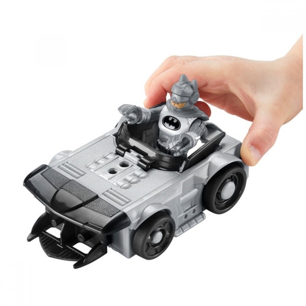 Imaginext DC Super Buddies Slammers Batmobile as well as Mystery Number