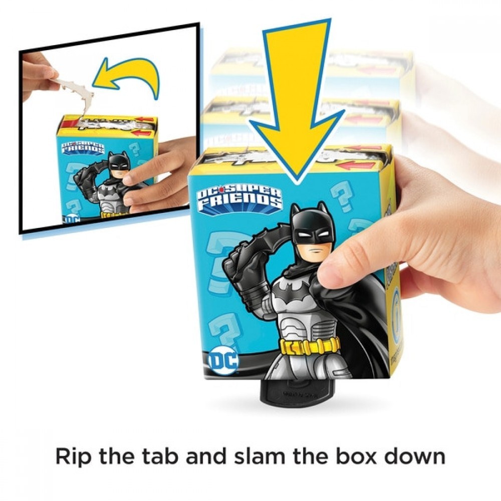 Warehouse Sale - Imaginext DC Super Pals Slammers Batmobile as well as Secret Figure - Back-to-School Bonanza:£5[gaa6180wa]