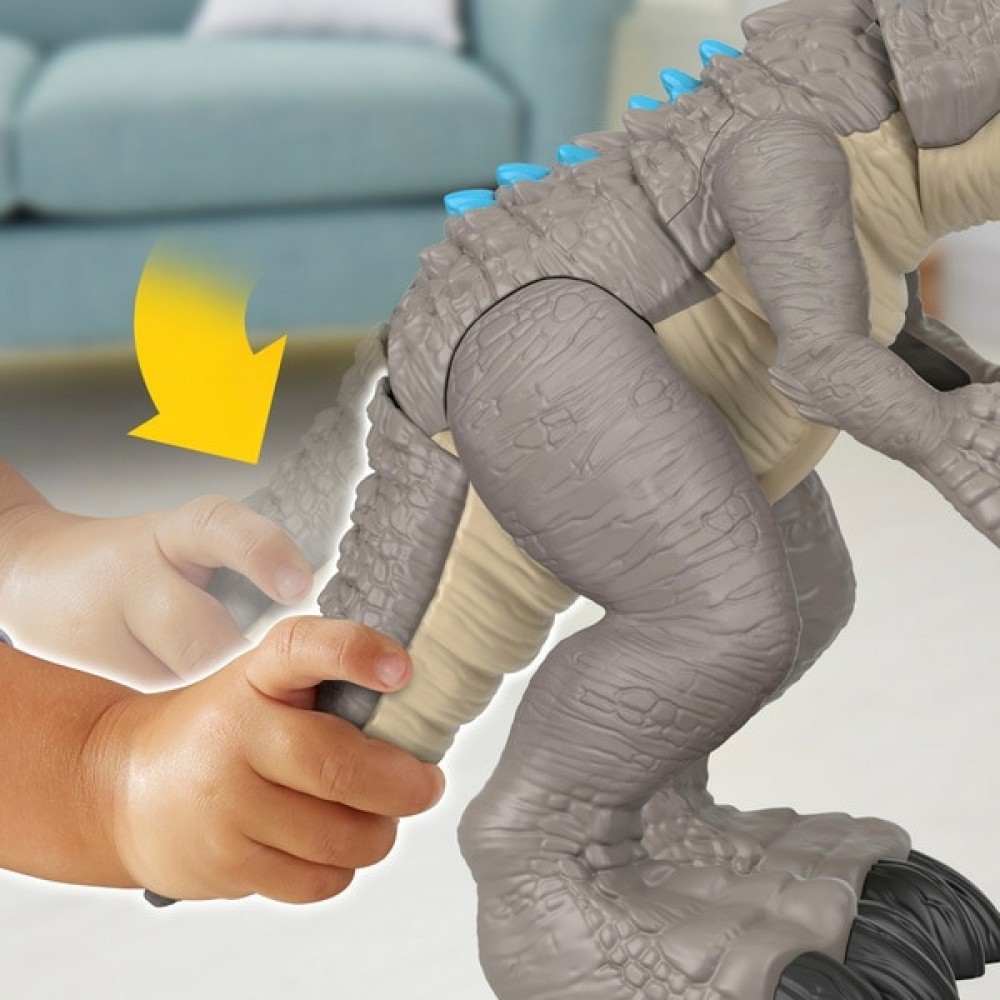 Click and Collect Sale - Imaginext Jurassic World Knocking Indominus Rex - Spring Sale Spree-Tacular:£22[laa6182ma]