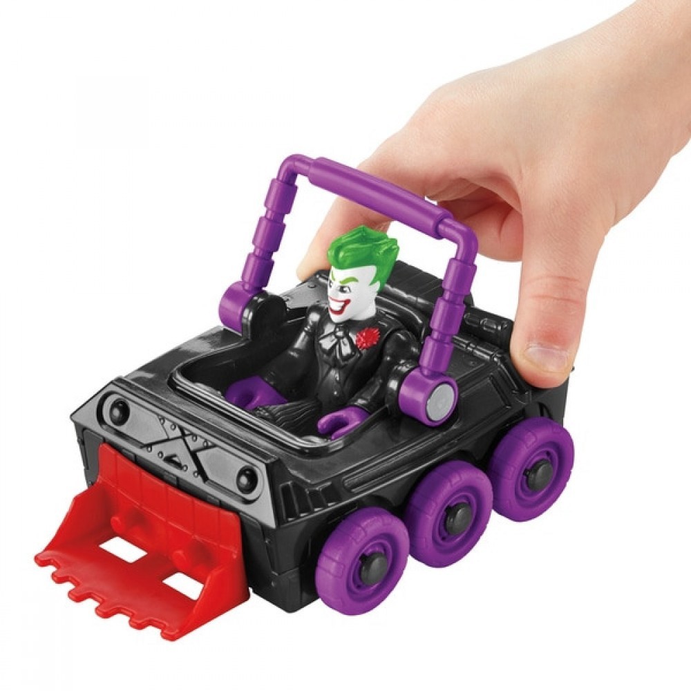 Imaginext DC Super Friends Slammers Laff Mobile and also Enigma Number