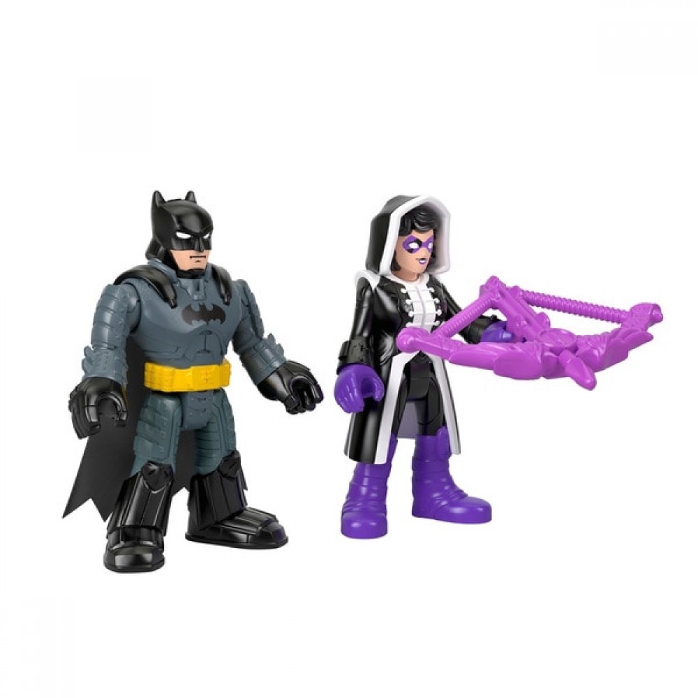 Imaginext DC Super Pals Batman and also Huntress
