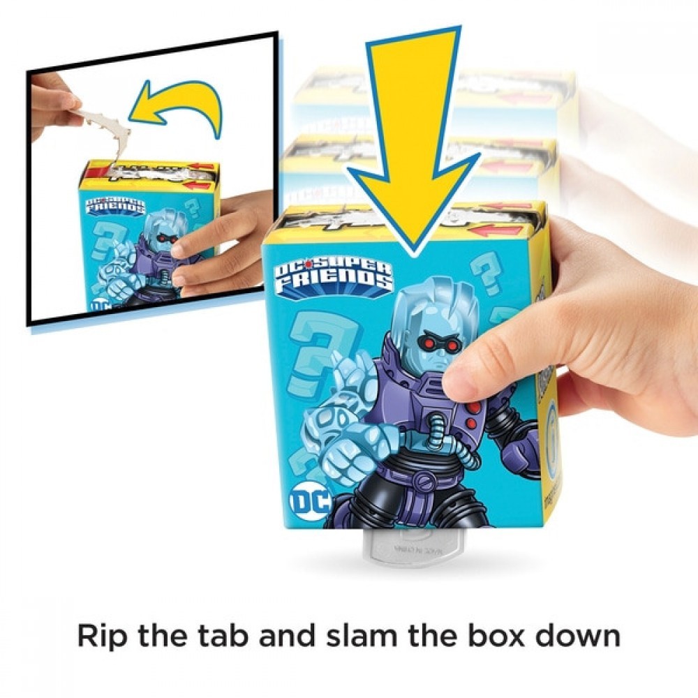 Imaginext DC Super Buddies Slammers Arctic Sled and also Mystery Number