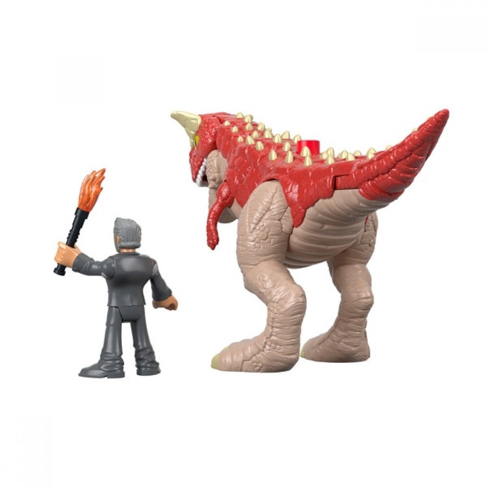Imaginext Jurassic Planet Carnotaurus and Dr. Malcolm