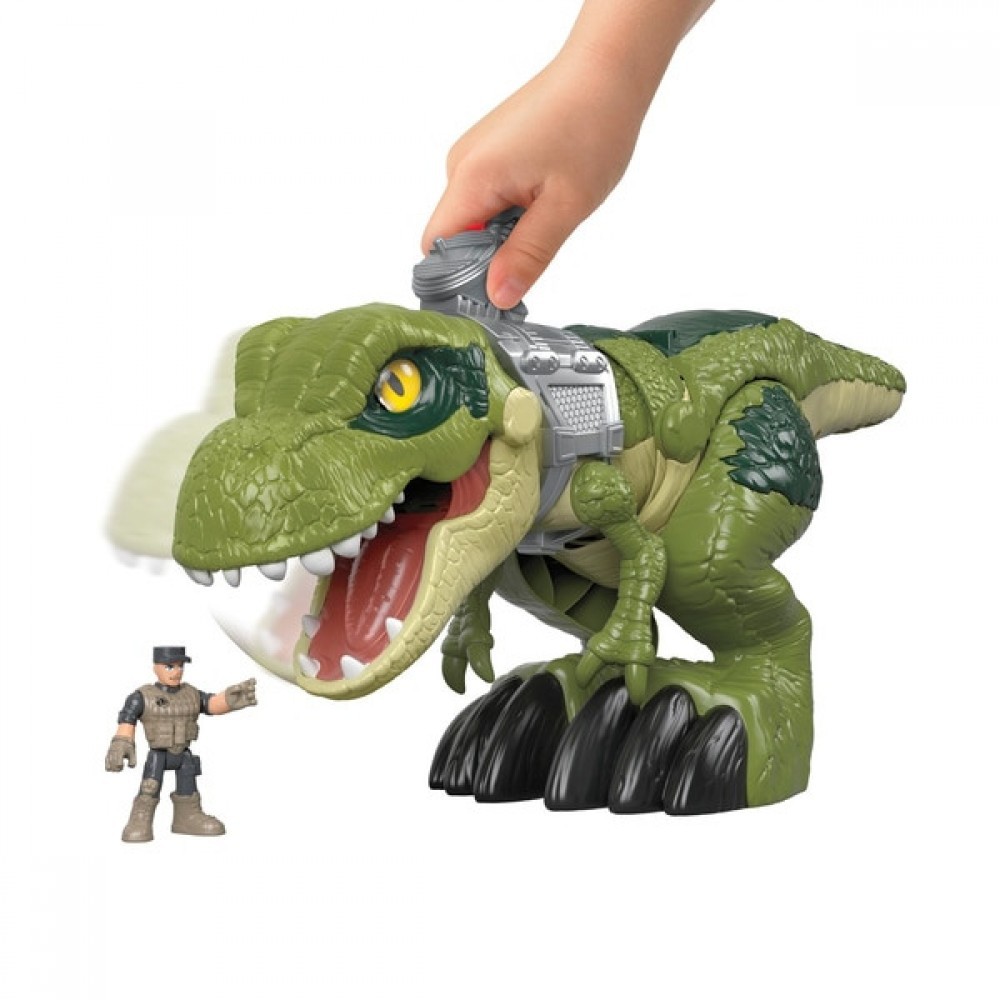 Unbeatable - Imaginext Jurassic World Mega Oral Cavity T.rex Little Ones' Dinosaur - Super Sale Sunday:£18[nea6204ca]
