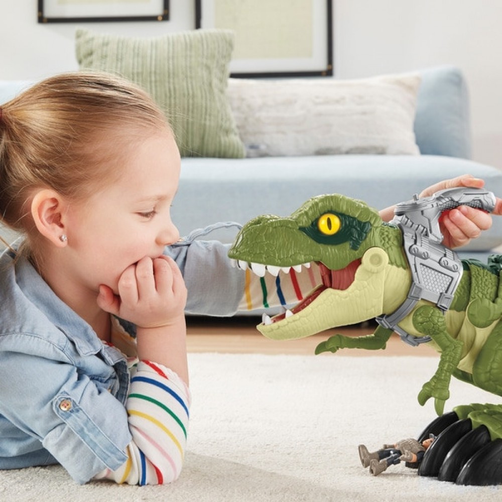Unbeatable - Imaginext Jurassic World Mega Oral Cavity T.rex Little Ones' Dinosaur - Super Sale Sunday:£18[nea6204ca]