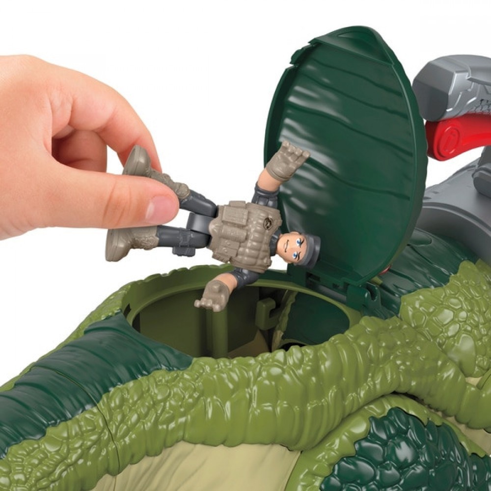 Sale - Imaginext Jurassic Globe Huge Oral Cavity T.rex Little Ones' Dinosaur - Frenzy:£19