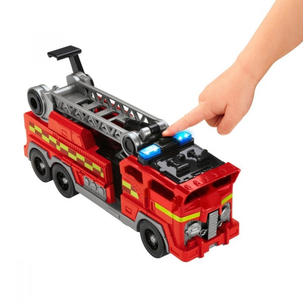 Imaginext Urban Area Fire Engine Lorry and Figure Put