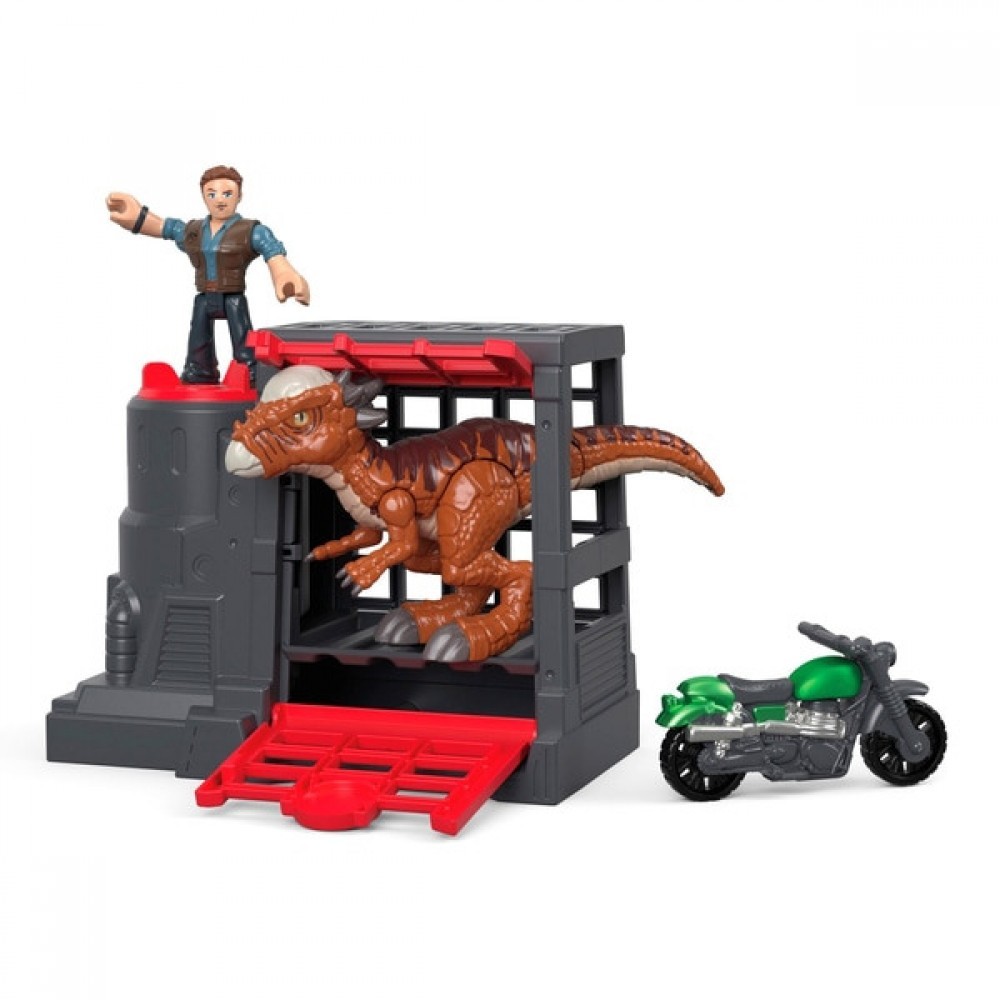 Halloween Sale - Imaginext Jurassic Globe Stygimoloch &&    Owen - Surprise:£11[coa6219li]