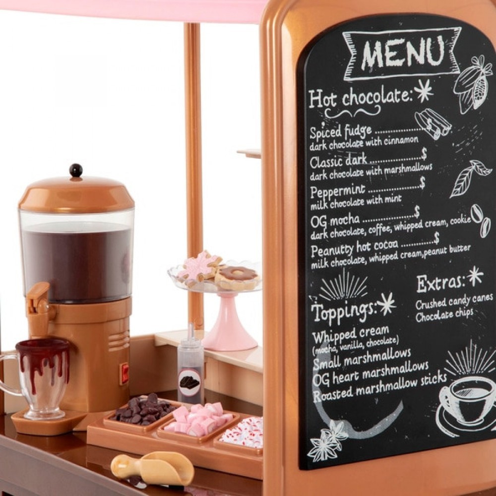60% Off - Our Generation Hot Chocolate Stand Up - Online Outlet Extravaganza:£45[nea6440ca]