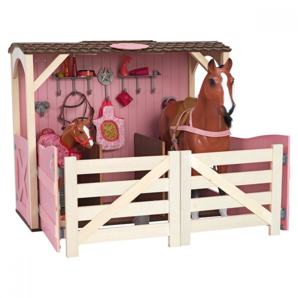 Best Price in Town - Our Generation Horse Stable - Unbelievable Savings Extravaganza:£78