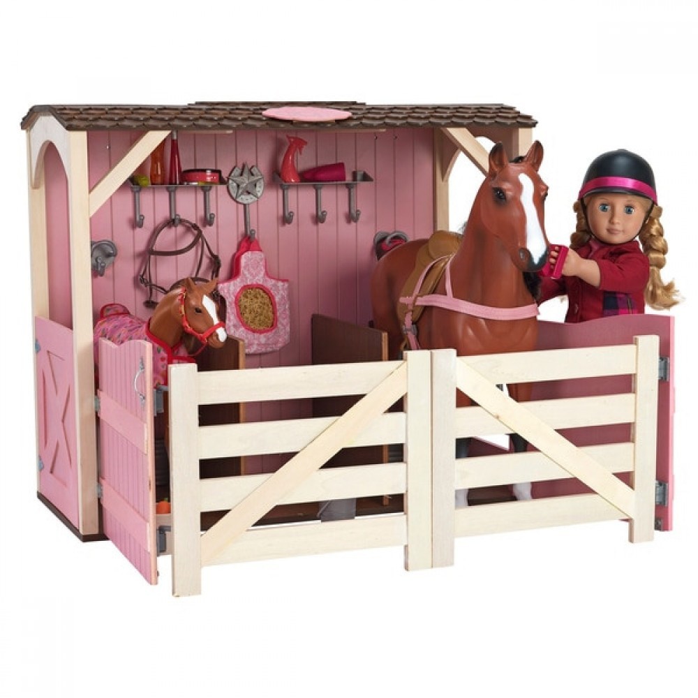 Internet Sale - Our Creation Steed Stable - Give-Away Jubilee:£73[jca6488ba]