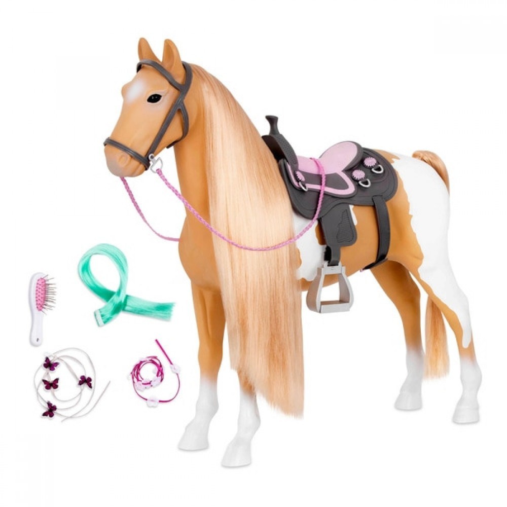 80% Off - Our Creation Palamino Hair Play Equine - Thrifty Thursday:£31