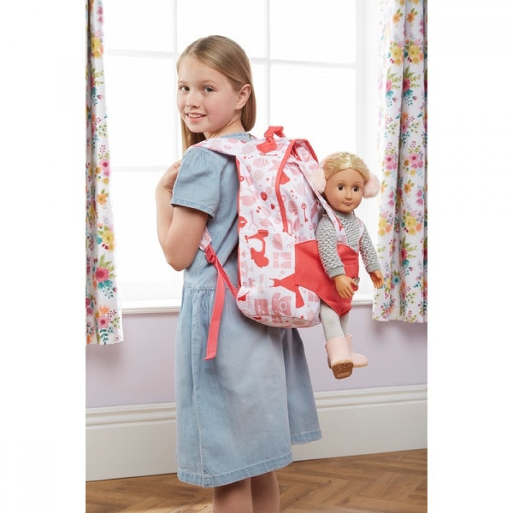 End of Season Sale - Our Creation Hop On Figurine Carrier Backpack - Party - Blowout:£15[jca6496ba]