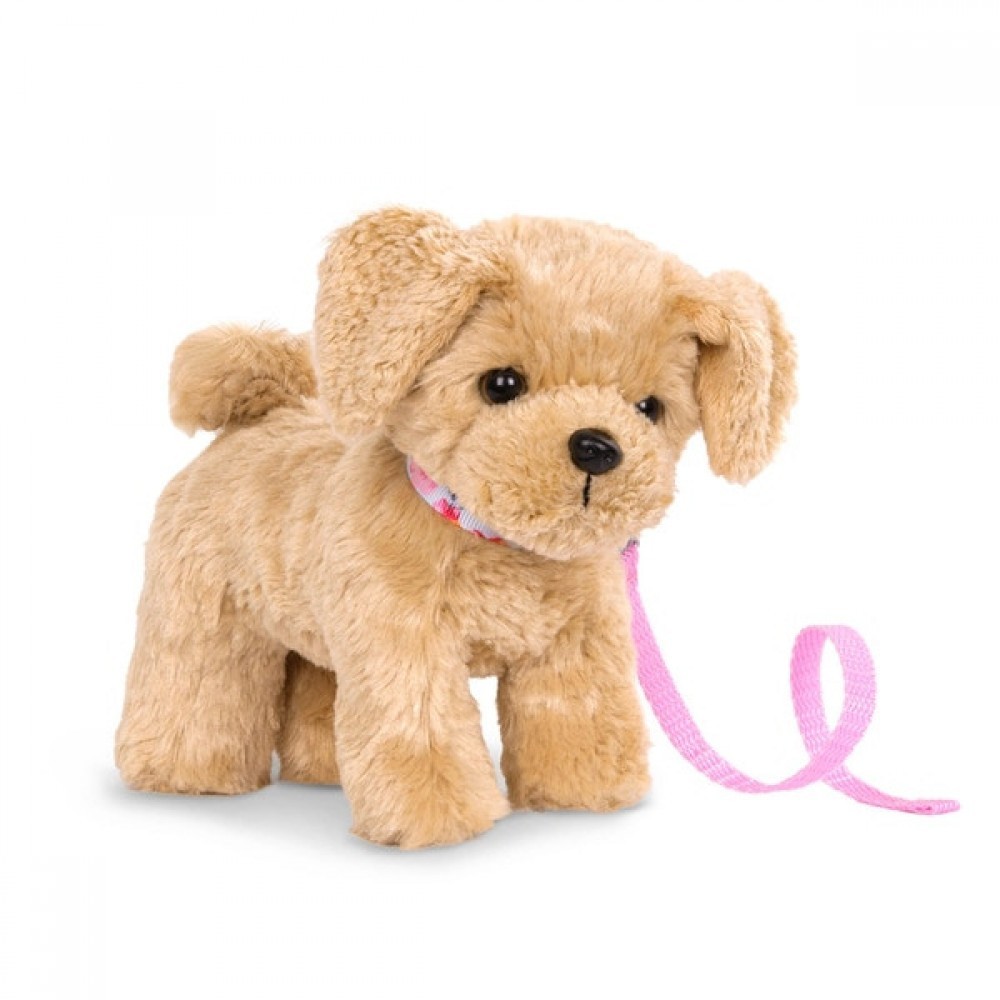 Half-Price Sale - Our Creation 15cm Poseable Goldendoodle Dog - Christmas Clearance Carnival:£10