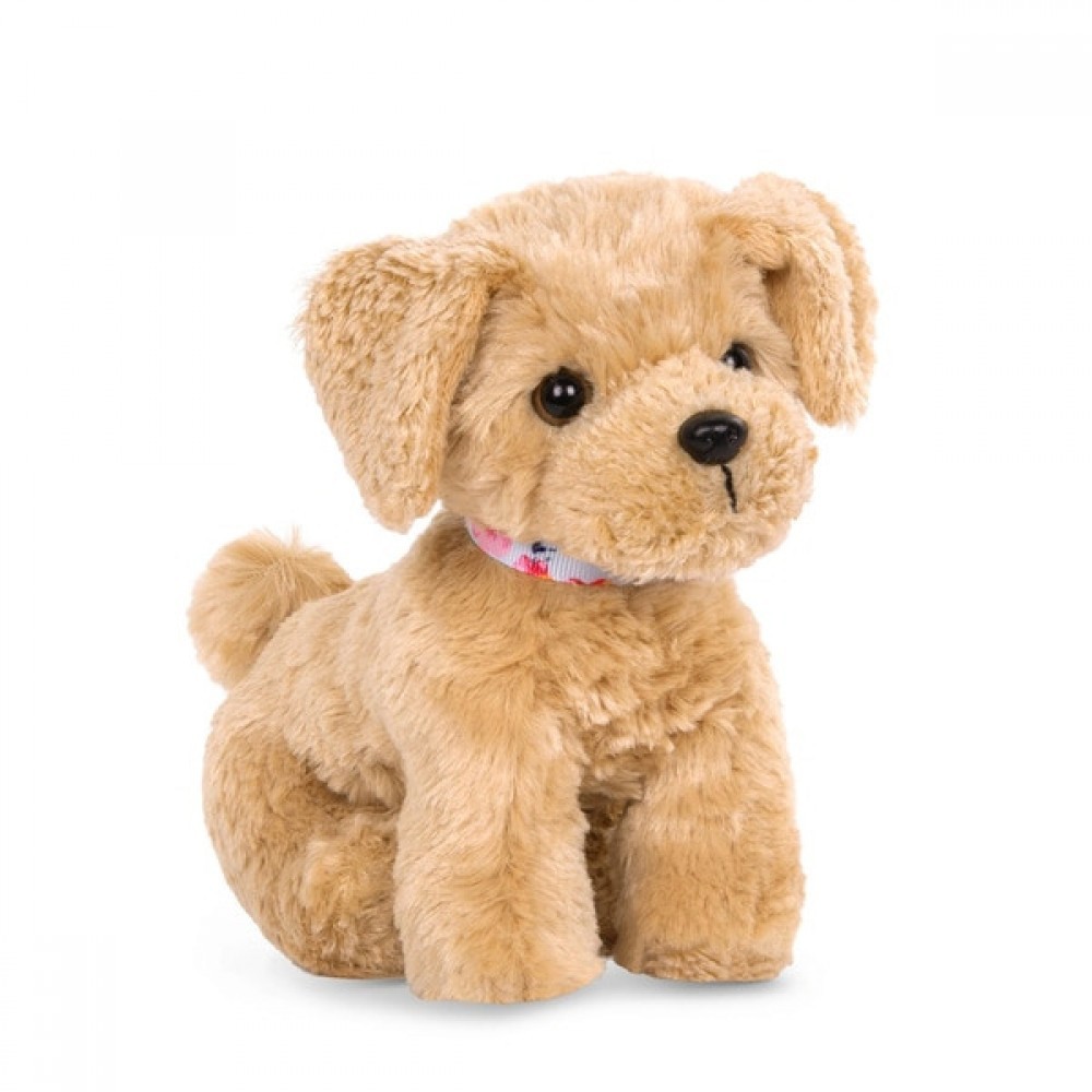 Weekend Sale - Our Production 15cm Poseable Goldendoodle Doggie - Reduced:£10