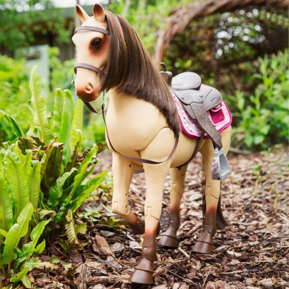 June Bridal Sale - Our Generation Poseable Legs Morgan Equine - Steal:£31