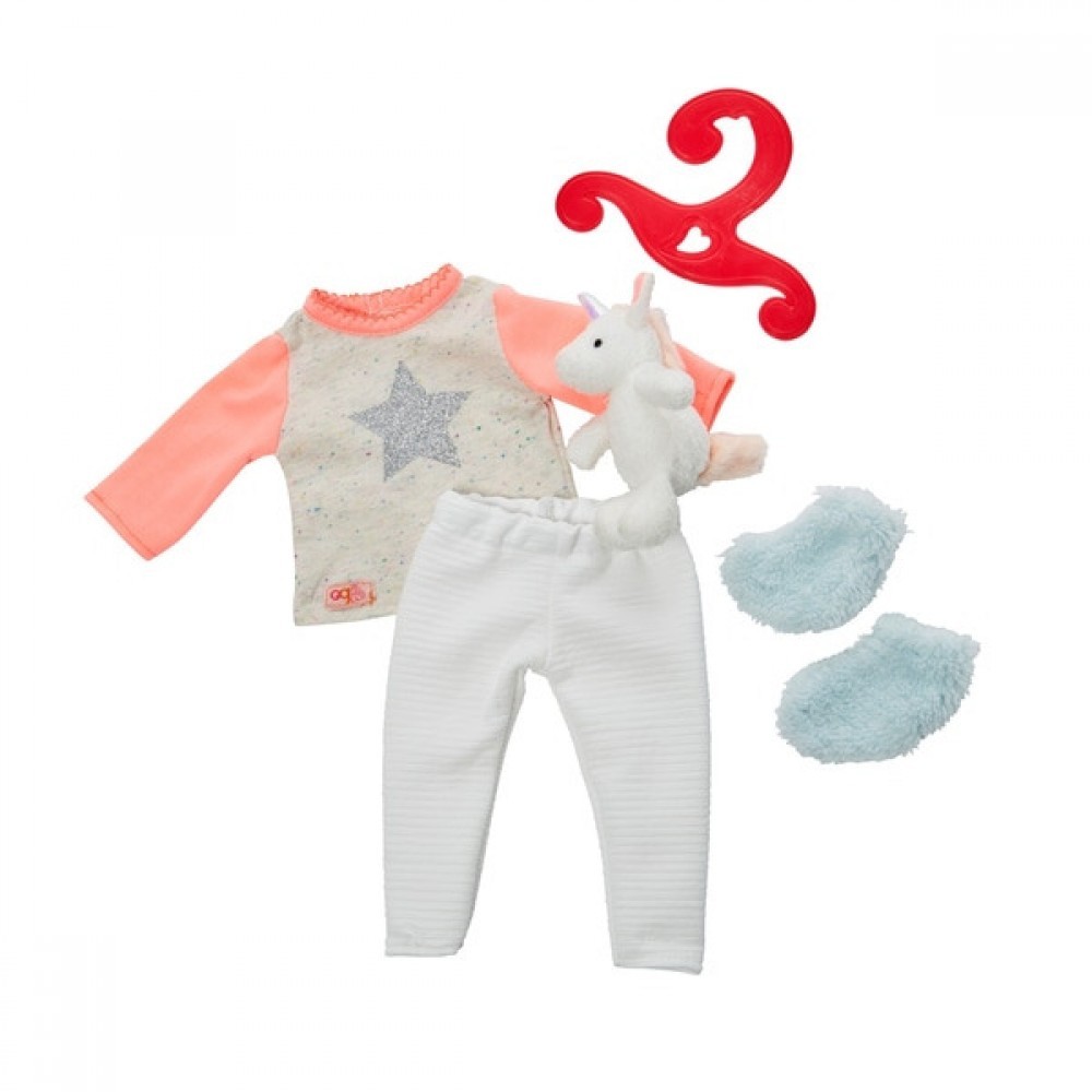 Father's Day Sale - Our Creation Unicorn Pyjama Outfit - Back-to-School Bonanza:£10[jca6513ba]