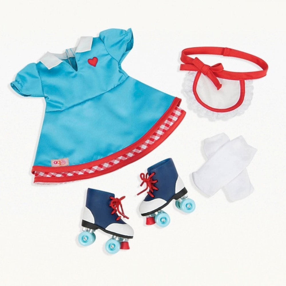 Our Generation Retro Outift Soda Stand Out Sweetie Set