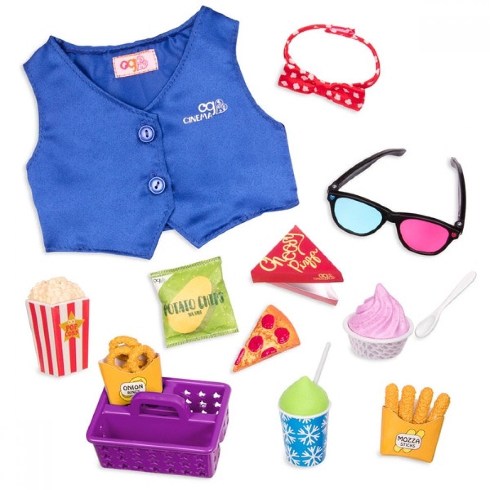 Our Generation Movie Theater Lover Extra Set
