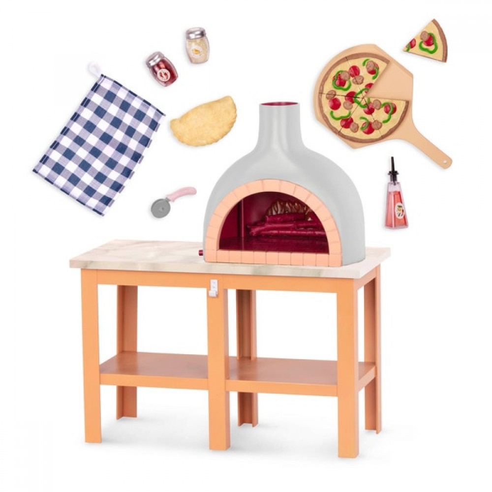 Price Reduction - Our Generation Pizza Stove Playset - New Year's Savings Spectacular:£24[laa6669ma]